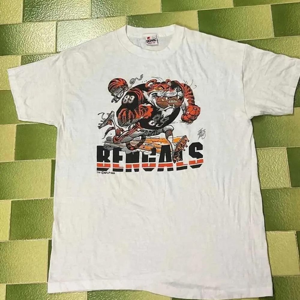 Vintage 80s 1988 NFL Cincinnati Bengals T-Shirt